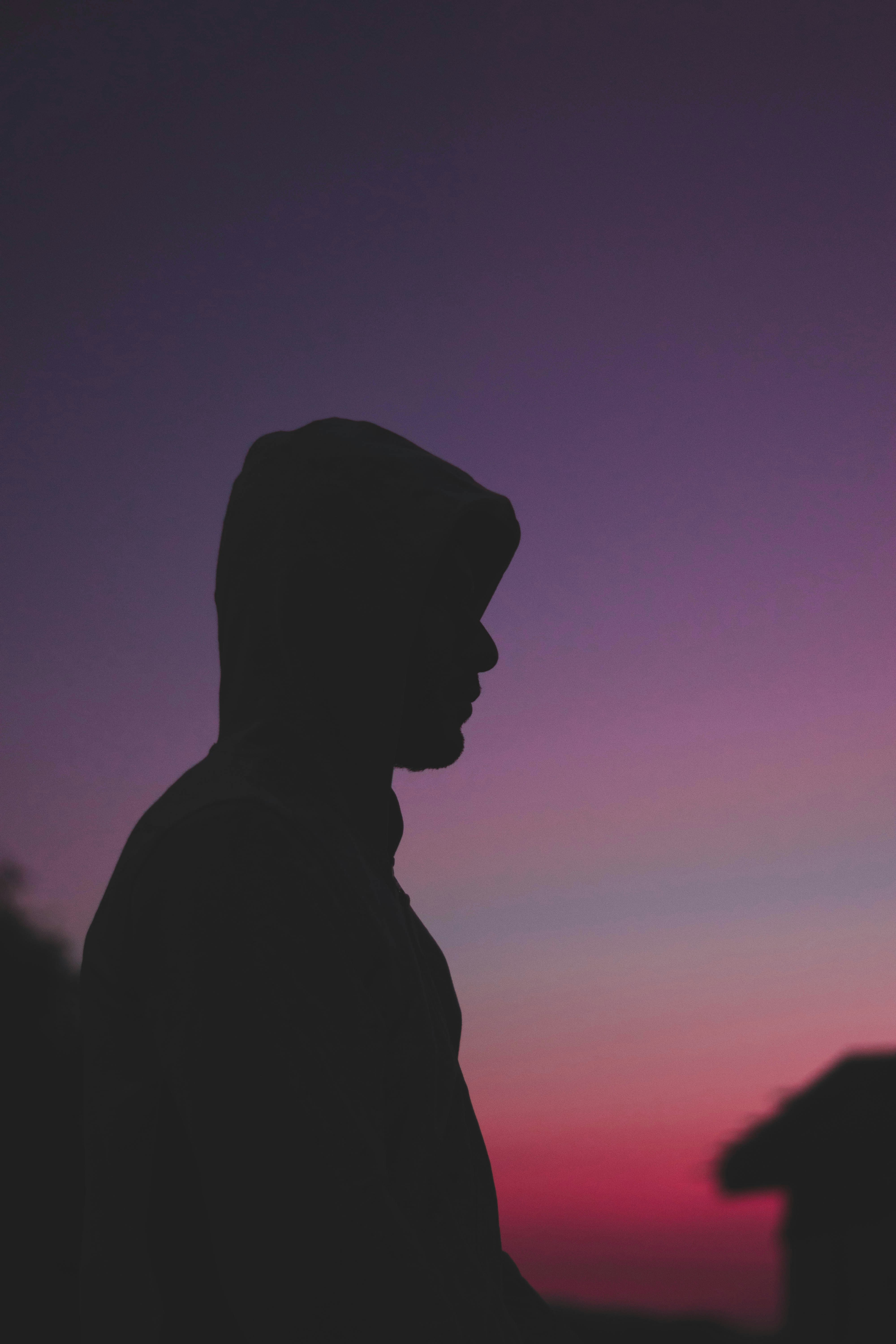 Person sitting in contemplation